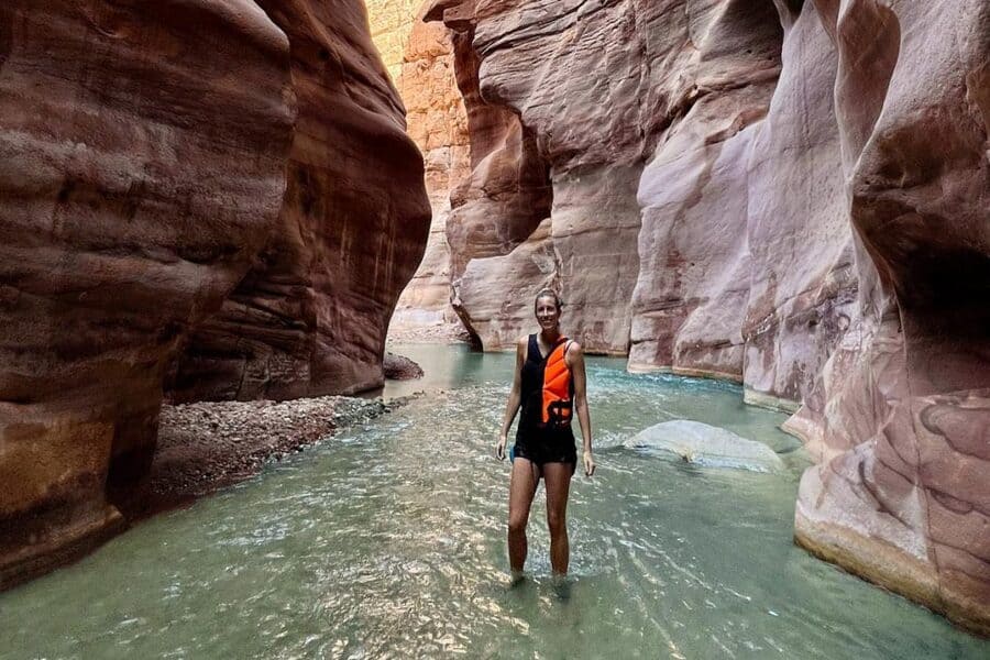 El Sendero del Cañón wadi mujib