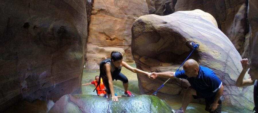 Información sobre la ruta del Sendero Siq