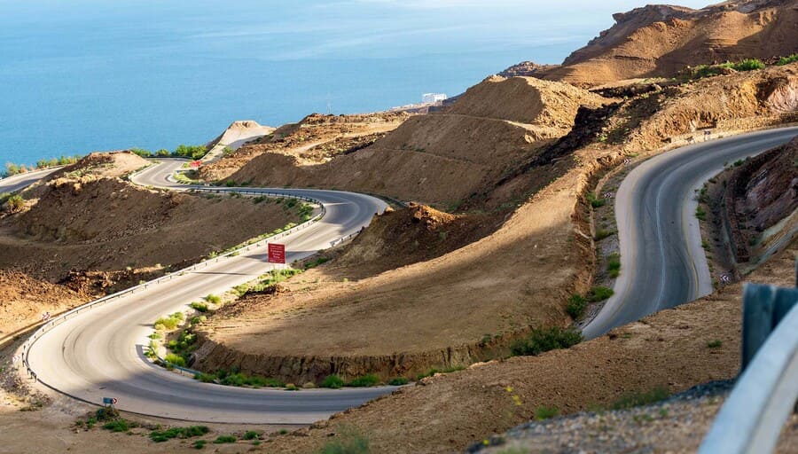 carretera del mar muerto jordania