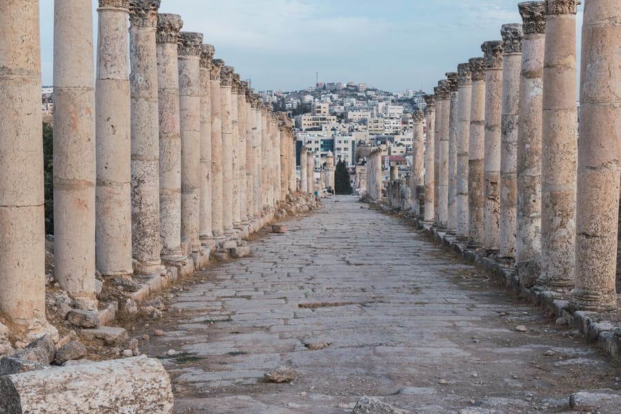 que ver en jerash jordania