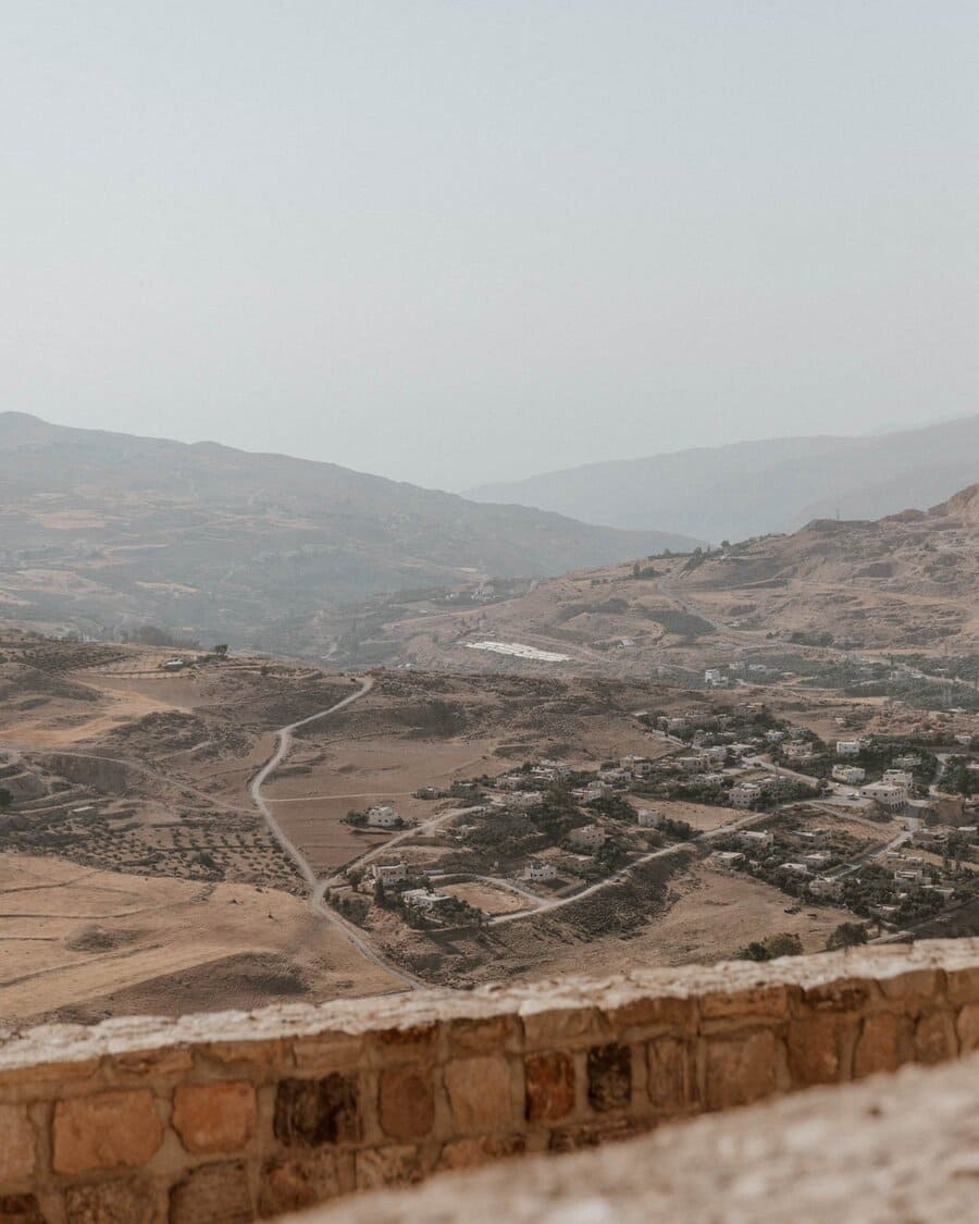 vistas desde el Castillo de Karak